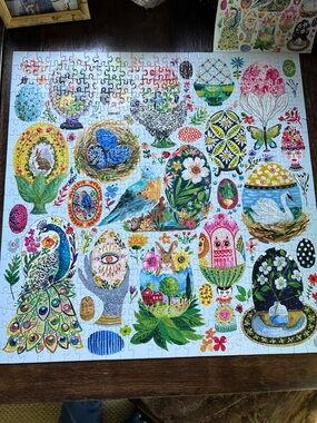 Galison 500 pc puzzle “Artisanal Eggs”